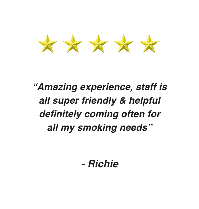 Five star review from Richie