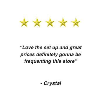 Five star review from Crystal