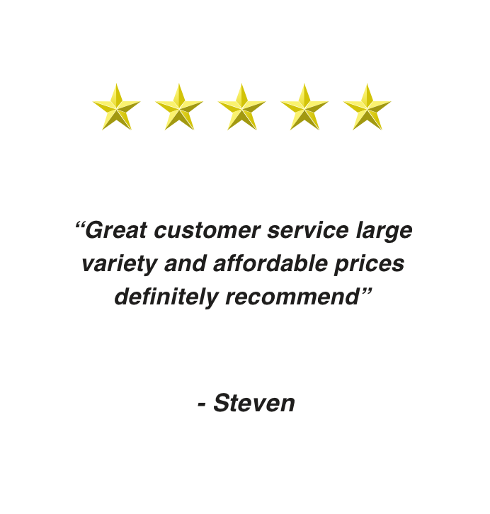 Five star review from Steven